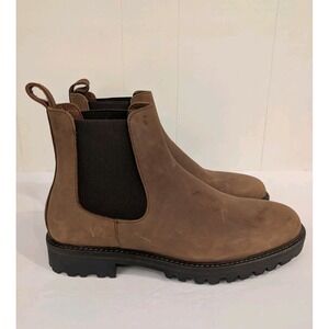 Patina by Portland Leather Brown Leather Chelsea Boots Men's Size 8.5 MSRP $198
